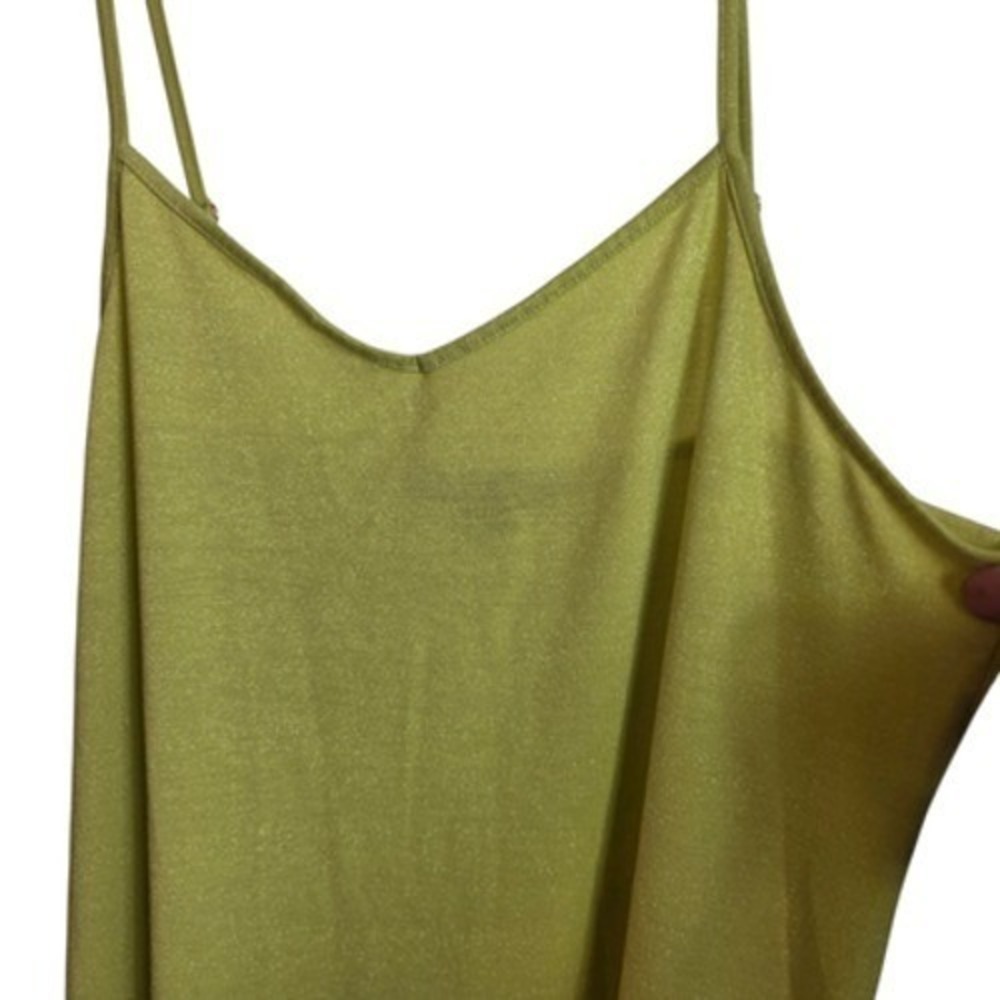 INC International Concepts Intimates Green Shimmer Robe & Cami Set Size 2pc - Picture 7 of 16